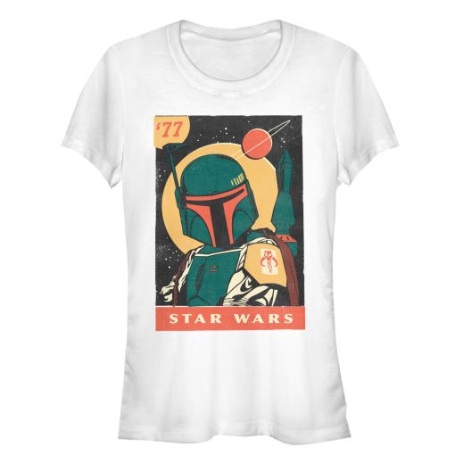 Junior’s Star Wars Vintage Boba Fett Poster T-Shirt