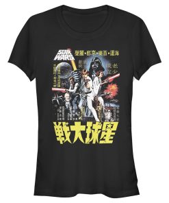 Junior’s Star Wars Vintage Japanese Movie Poster T-Shirt
