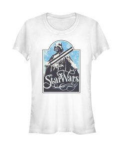 Junior’s Star Wars Vintage Western Darth Vader T-Shirt