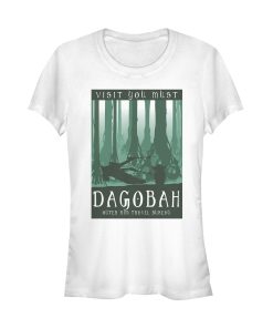 Junior’s Star Wars Visit Dagobah Travel Poster T-Shirt