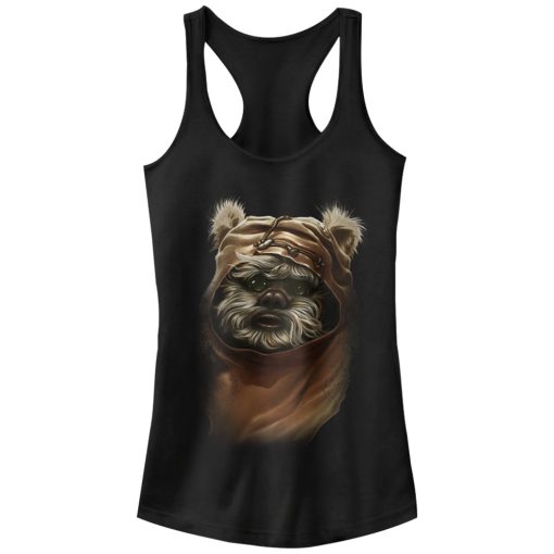 Junior’s Star Wars Wicket Ewok Racerback Tank Top