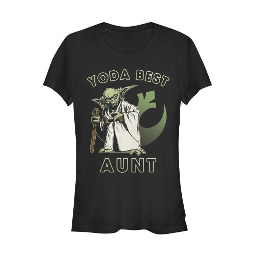 Junior’s Star Wars Yoda Best Aunt T-Shirt