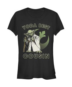 Junior’s Star Wars Yoda Best Cousin T-Shirt