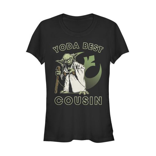 Junior’s Star Wars Yoda Best Cousin T-Shirt