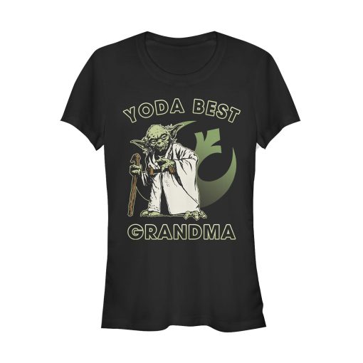 Junior’s Star Wars Yoda Best Grandma T-Shirt