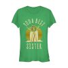 Junior’s Star Wars Yoda Best Sister Cartoon T-Shirt