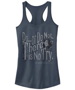 Junior’s Star Wars Yoda Do or Do Not Racerback Tank Top