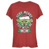 Junior’s Star Wars Yoda Very Merry Mom T-Shirt