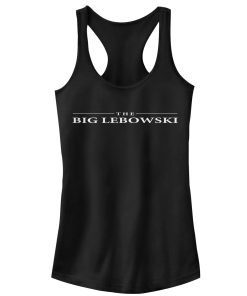 Junior’s The Big Lebowski Classic Logo Racerback Tank Top