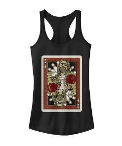 Junior’s The Big Lebowski Dude Playing Card Racerback Tank Top