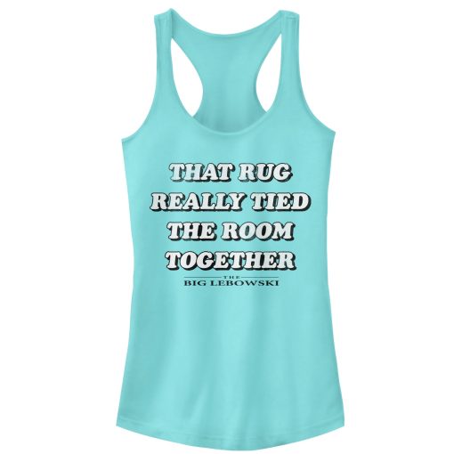 Junior’s The Big Lebowski Rug Really Tied Room Together Racerback Tank Top