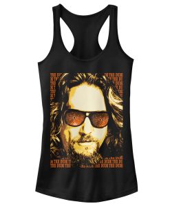 Junior’s The Big Lebowski The Dude Text Poster Racerback Tank Top
