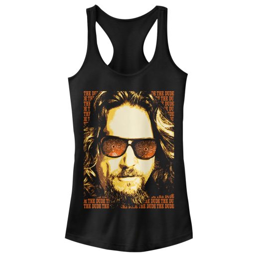 Junior’s The Big Lebowski The Dude Text Poster Racerback Tank Top