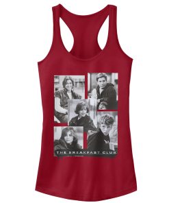 Junior’s The Breakfast Club Character Photos Racerback Tank Top