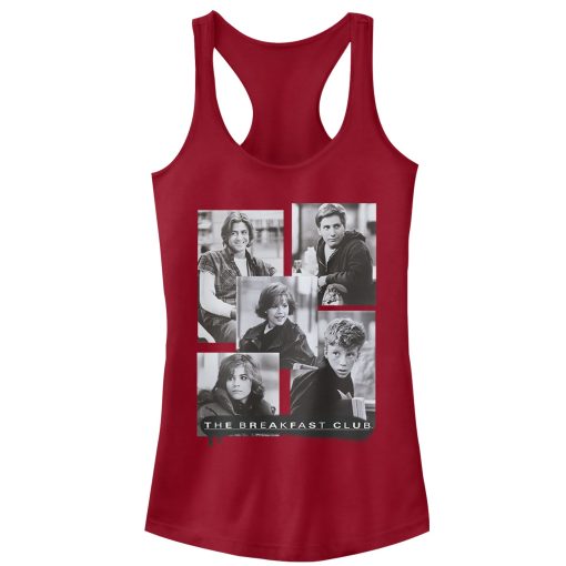 Junior’s The Breakfast Club Character Photos Racerback Tank Top