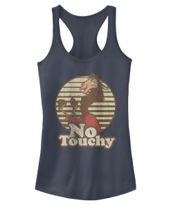 Junior’s The Emperor’s New Groove Kuzco No Touchy Racerback Tank Top