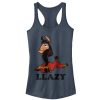 Junior’s The Emperor’s New Groove Lazy Llama Racerback Tank Top