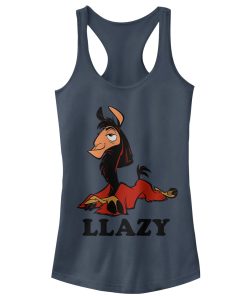 Junior’s The Emperor’s New Groove Lazy Llama Racerback Tank Top