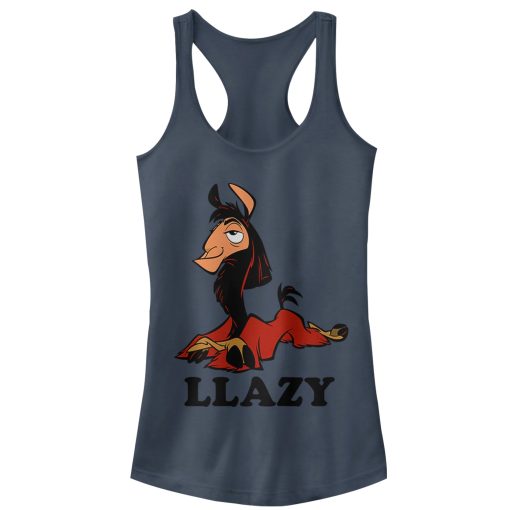 Junior’s The Emperor’s New Groove Lazy Llama Racerback Tank Top