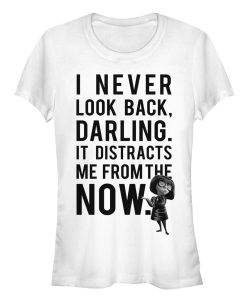 Junior’s The Incredibles Edna Mode Never Look Back T-Shirt