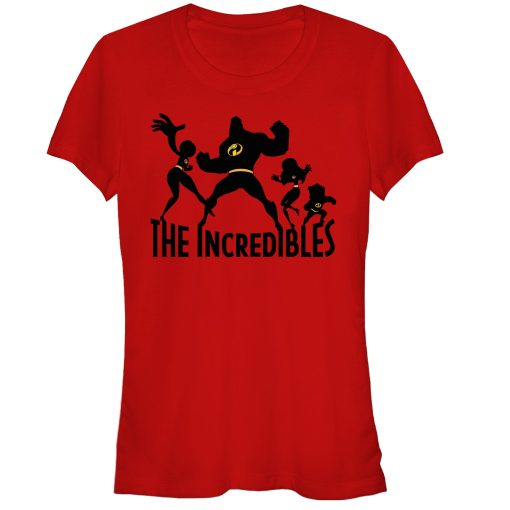 Junior’s The Incredibles Family Silhouette T-Shirt