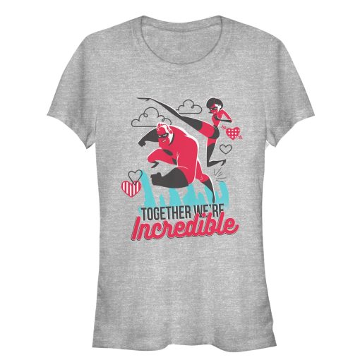 Junior’s The Incredibles Valentine Together We’re Incredible T-Shirt