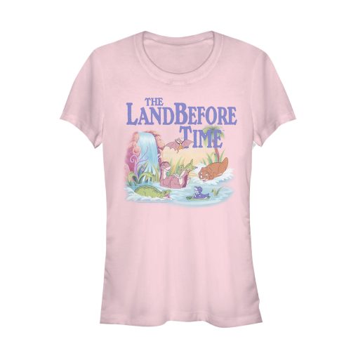 Junior’s The Land Before Time Dinosaur Summer Splash T-Shirt