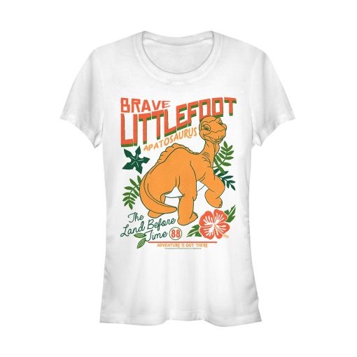 Junior’s The Land Before Time Tropical Littlefoot Poster T-Shirt