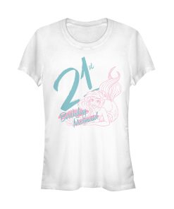 Junior’s The Little Mermaid Ariel 21st Birthday T-Shirt