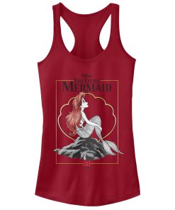 Junior’s The Little Mermaid Ariel 30th Anniversary Racerback Tank Top
