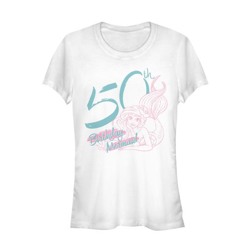 Junior’s The Little Mermaid Ariel 50th Birthday T-Shirt