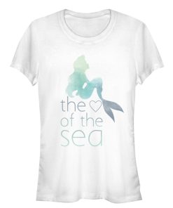 Junior’s The Little Mermaid Ariel Heart of Sea T-Shirt