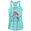 Junior’s The Little Mermaid Ariel Not a Care Racerback Tank Top