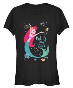 Junior’s The Little Mermaid Ariel Part of Your World Dance T-Shirt
