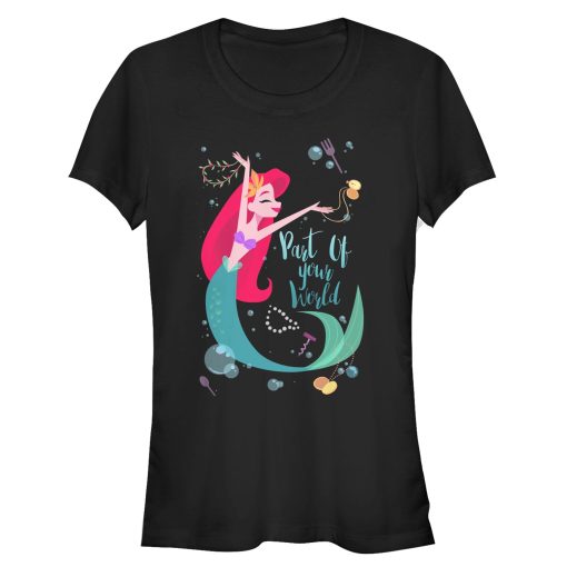 Junior’s The Little Mermaid Ariel Part of Your World Dance T-Shirt