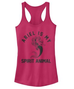 Junior’s The Little Mermaid Ariel Spirit Animal Racerback Tank Top