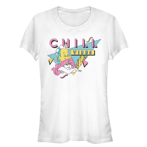 Junior’s The Little Mermaid Retro Chill Vibes T-Shirt