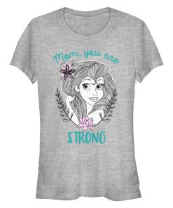 Junior’s The Little Mermaid Strong Mom T-Shirt