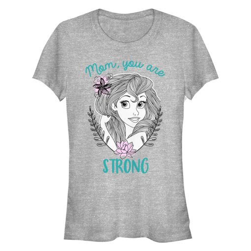 Junior’s The Little Mermaid Strong Mom T-Shirt