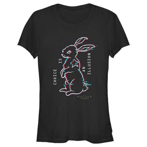 Junior’s The Matrix Resurrections Choice is an Illusion T-Shirt