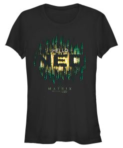 Junior’s The Matrix Resurrections Hello Neo T-Shirt
