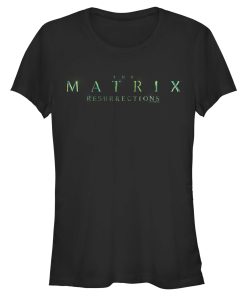 Junior’s The Matrix Resurrections Logo T-Shirt