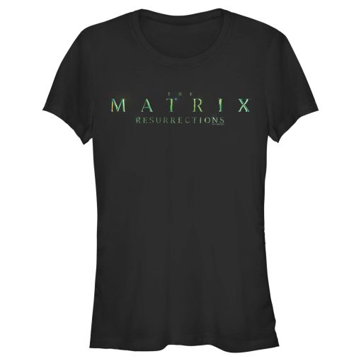 Junior’s The Matrix Resurrections Logo T-Shirt