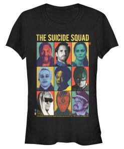 Junior’s The Suicide Squad Character Boxes T-Shirt