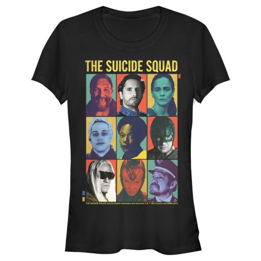 Junior’s The Suicide Squad Character Boxes T-Shirt