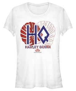 Junior’s The Suicide Squad Harley Quinn Leaf Logo T-Shirt