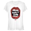 Junior’s The Suicide Squad Harley Quinn Lips Logo T-Shirt