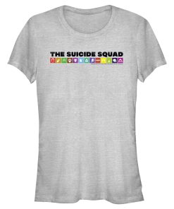 Junior’s The Suicide Squad Icons Logo T-Shirt