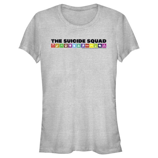 Junior’s The Suicide Squad Icons Logo T-Shirt