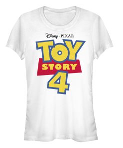 Junior’s Toy Story Bold Logo T-Shirt